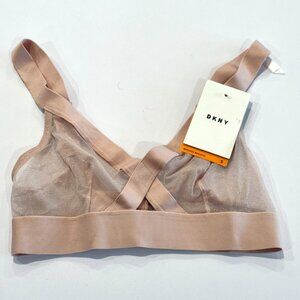 DKNY Wireless Bralette Mesh Sz S NWT